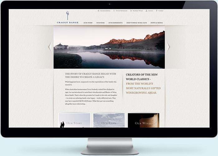 Craggy Range Website