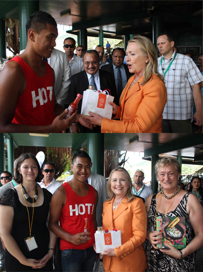 Hilary & Hot Samoan Boy